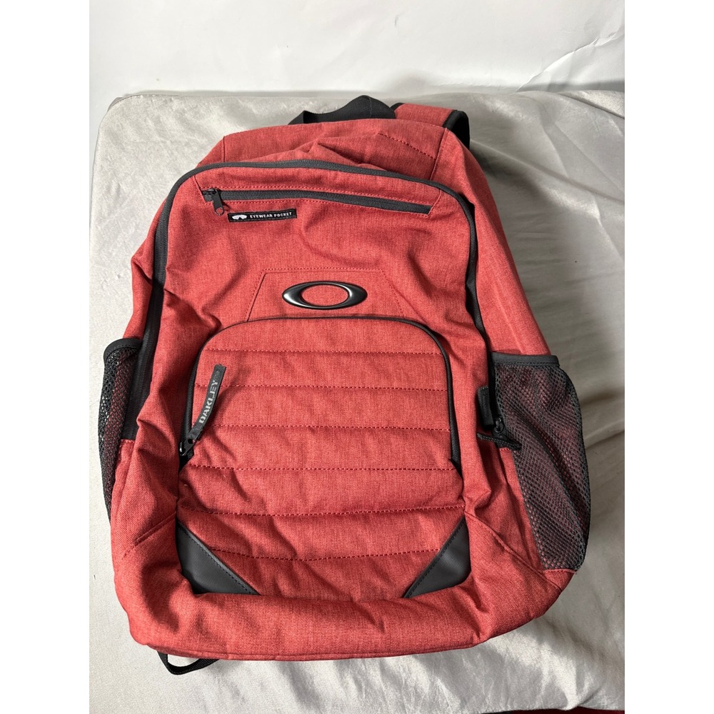Oakley Enduro 20L 2.0 Backpack Red Black Eyewear Pocket School Travel Bag